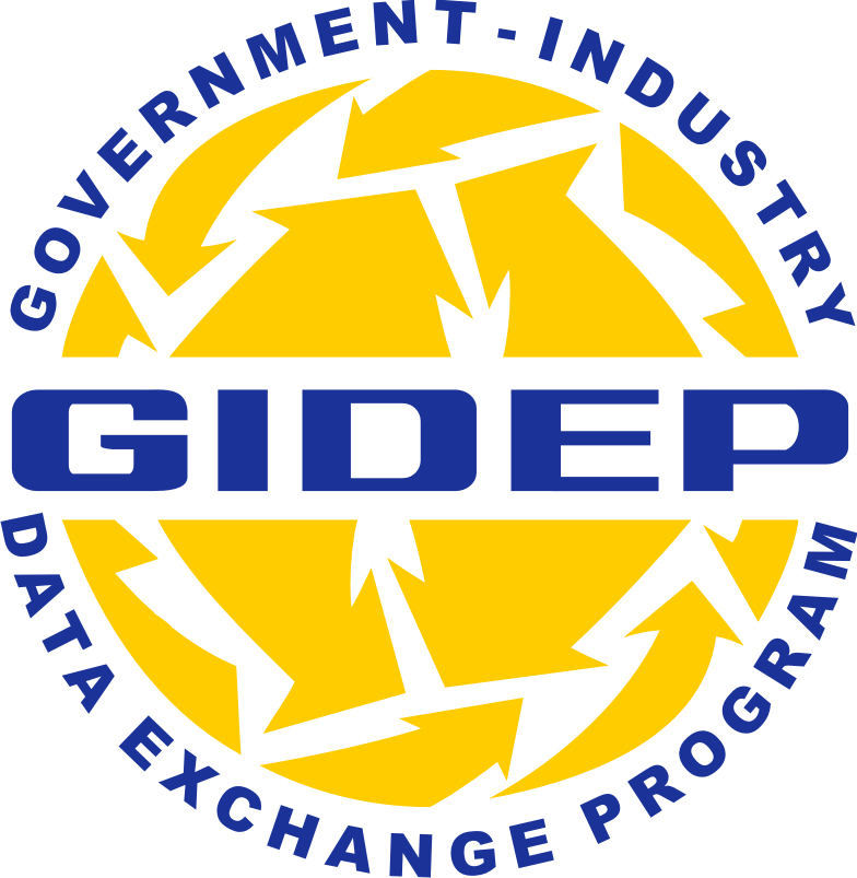 The logo for GIDEP